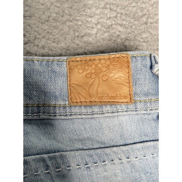Vintage Anchor Blue Jeans Womens 13R Bell Bottom Flare Low Rise Denim Hip Pop‎ - Picture 7 of 13